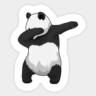 Panda at Hip Hop Dance Dab Sticker